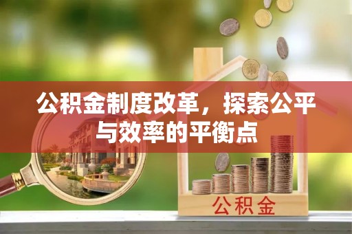 鹰手营子矿区公积金制度改革，探索公平与效率的平衡点